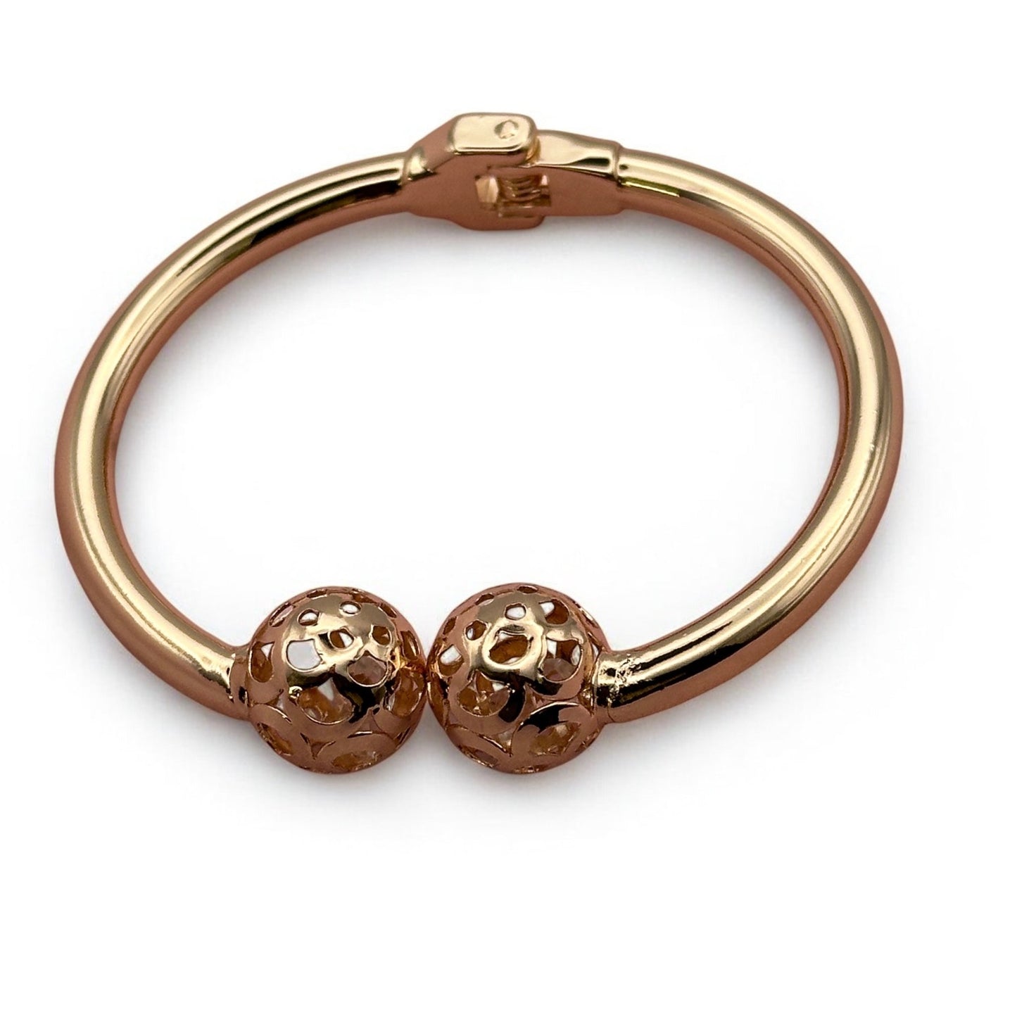 Charming Rose Gold Classic Chunky Bangle Bracelet Cuff - Fatisha Boutique