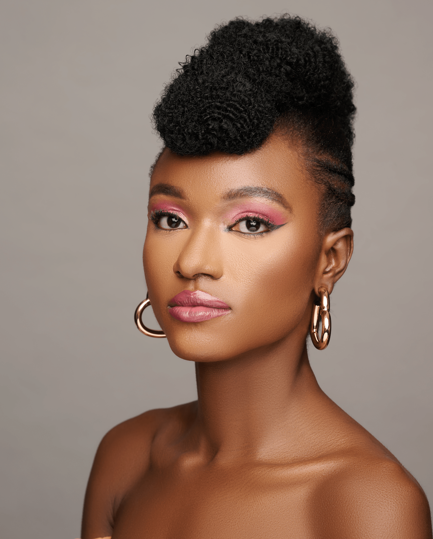 Chunky Bold 5cm Heart Shaped Statement Love Hoop Earrings - Fatisha Boutique