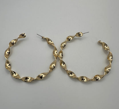 Chunky Statement Hoop Earrings - Fatisha Boutique