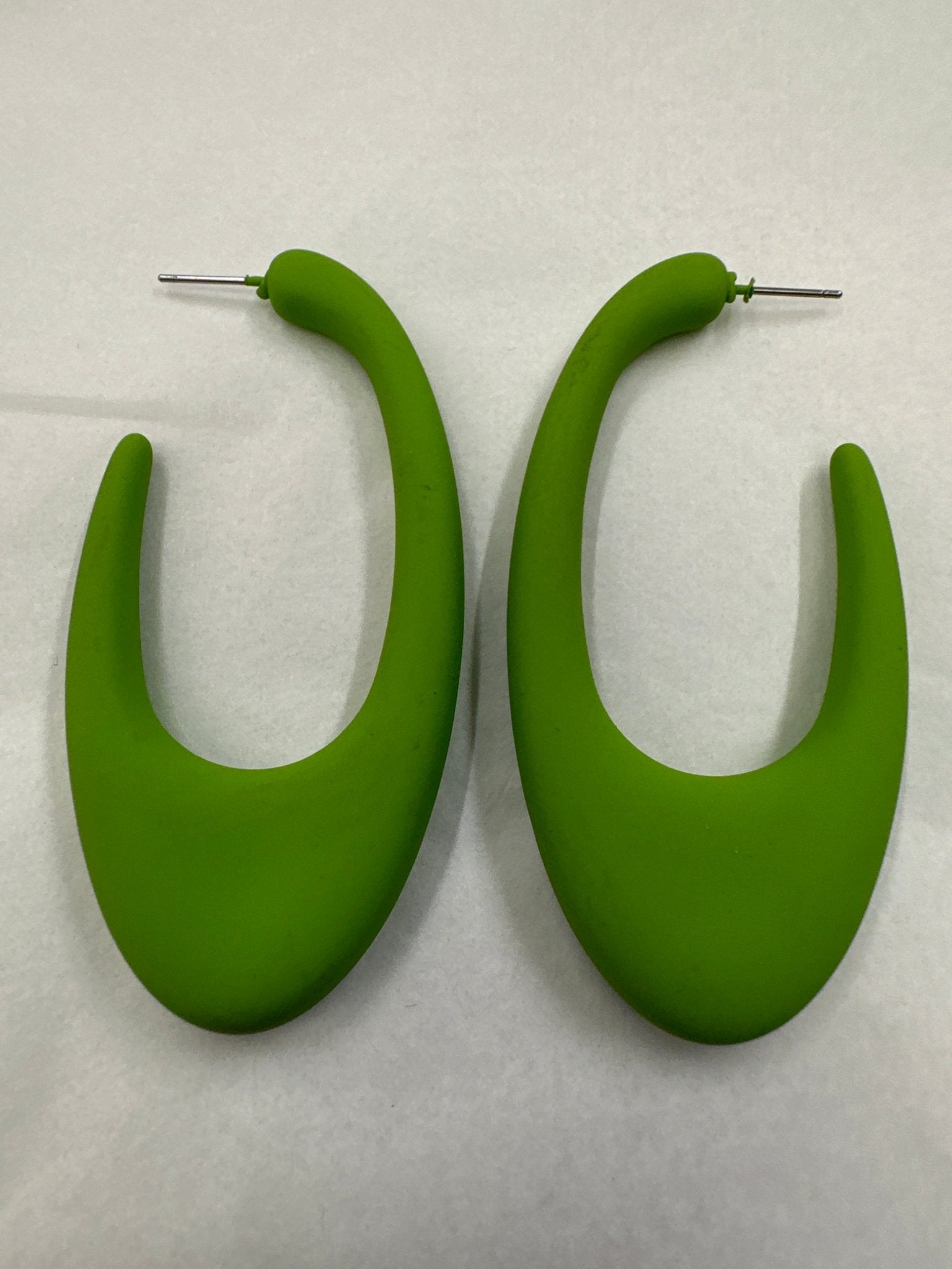Colourful Boho Retro Stylish Acrylic Hoop Earrings - Fatisha Boutique