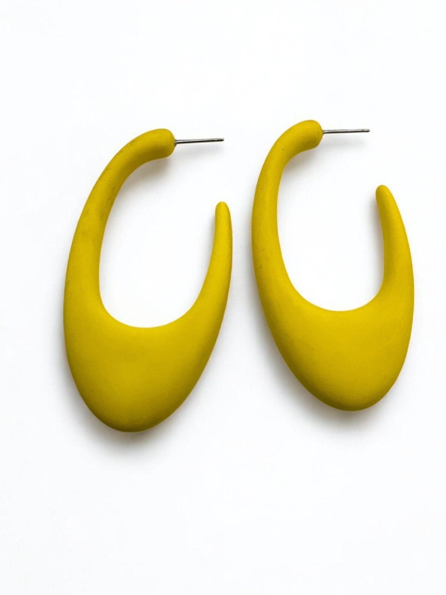 Colourful Boho Retro Stylish Acrylic Hoop Earrings - Fatisha Boutique