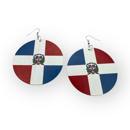 Double - Sided Caribbean Countries Bold Statement Dangle Earrings - Fatisha Boutique