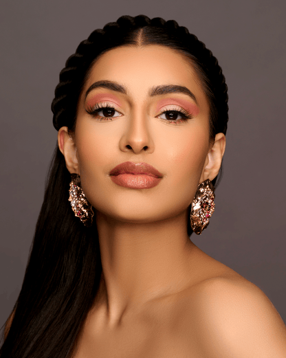 Elegant Bohemian Alloy Crystal Centred Statement Stud Drop Earrings - Fatisha Boutique
