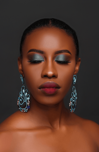 Elegant Diamante Rhinestone Dangle Statement Earrings - Fatisha Boutique
