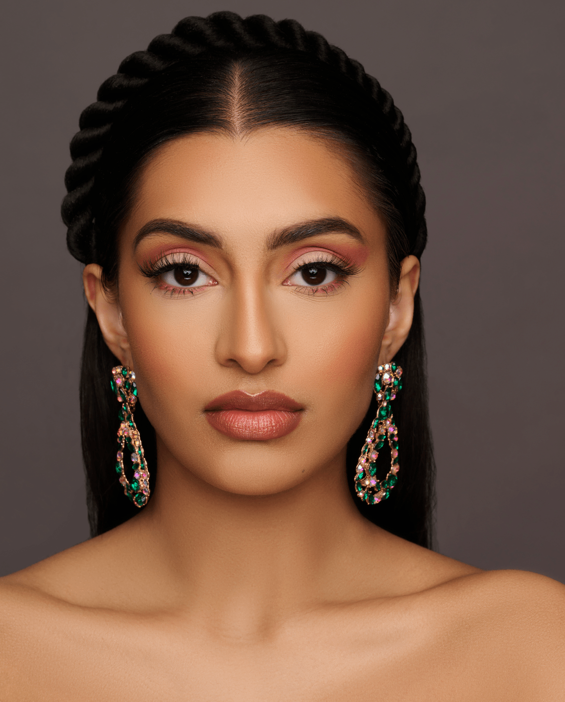 Elegant Diamante Sparkle Rhinestone Crystal Teardrop Earrings - Fatisha Boutique