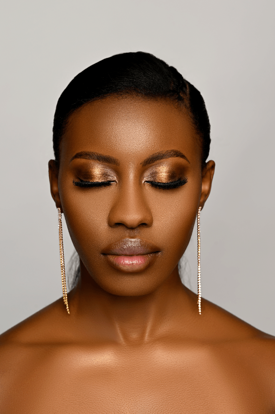 Elegant Long Rhinestone Earrings – Statement Jewellery for Any Occasion - Fatisha Boutique