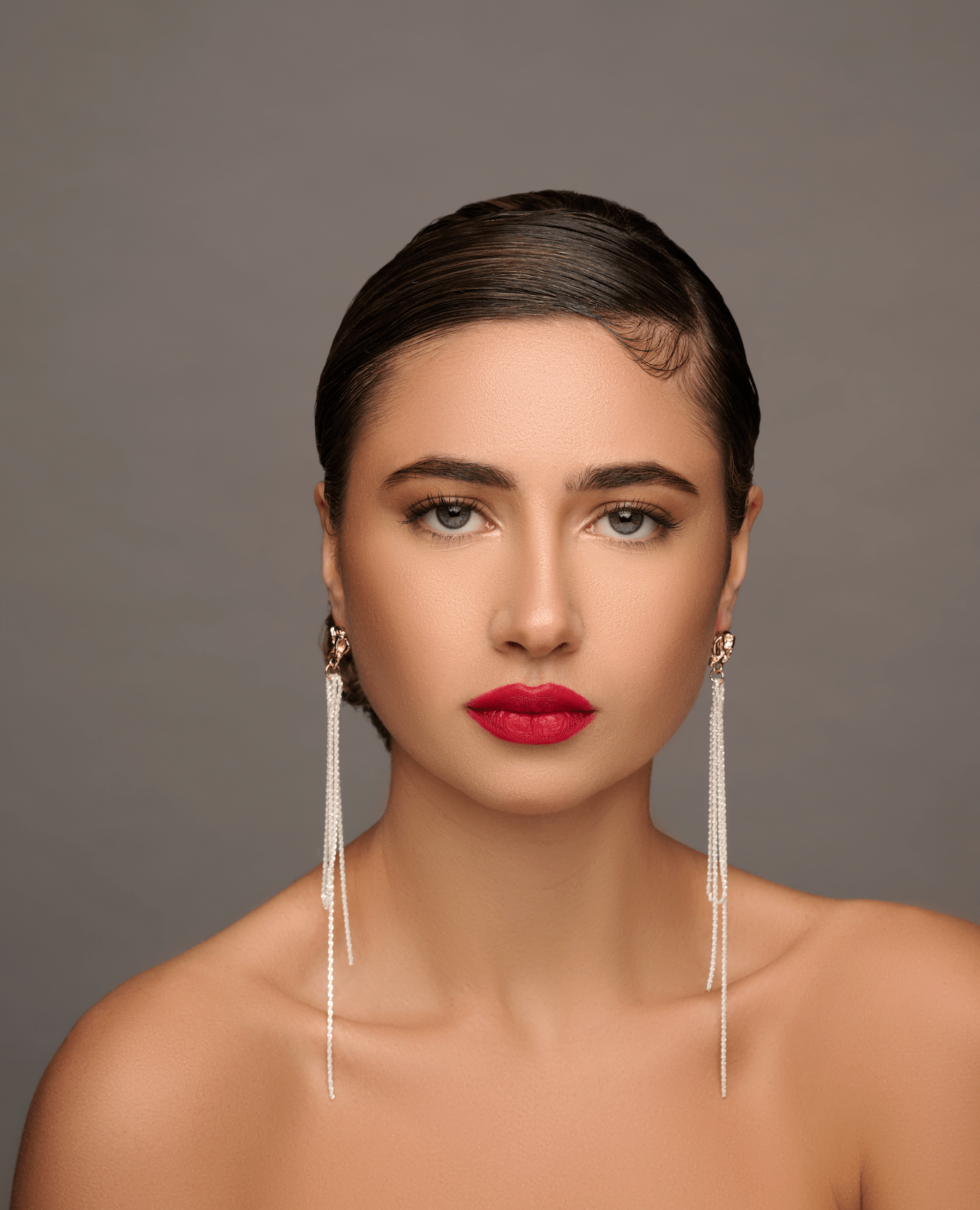 Elegant Long Sparkling Rhinestone Rope Lightweight Earrings - Fatisha Boutique