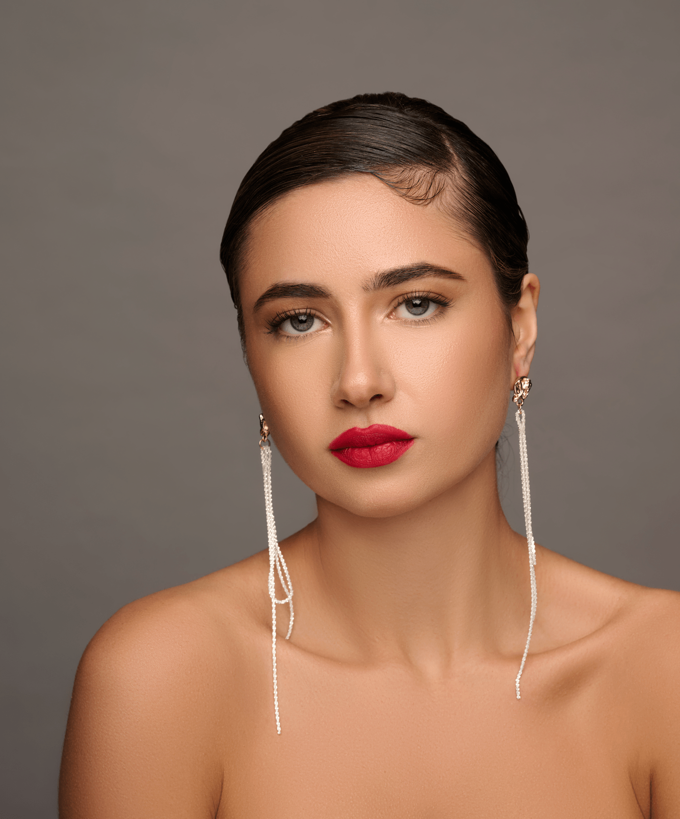 Elegant Long Sparkling Rhinestone Rope Lightweight Earrings - Fatisha Boutique