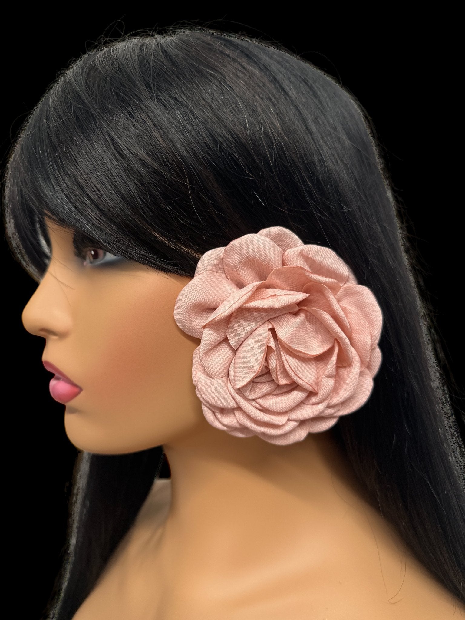Elegant Pink Rose Statement Earrings - Fatisha Boutique