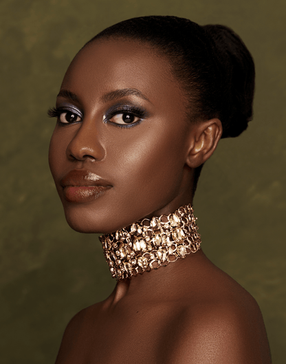 Elegant Sparkling Chunky Rhinestones Choker Necklaces - Fatisha Boutique
