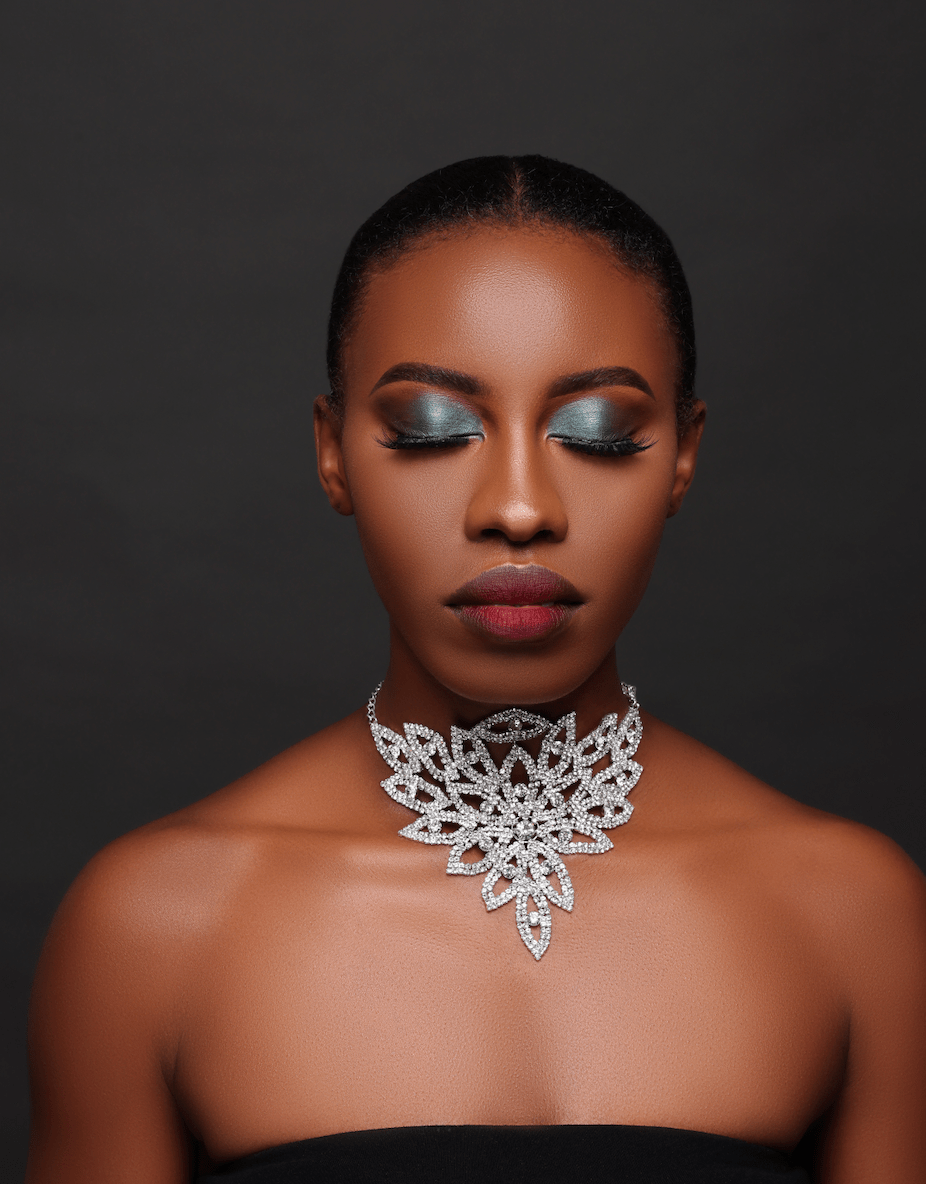 Elegant Sparkling Rhinestone Choker Necklace - Fatisha Boutique