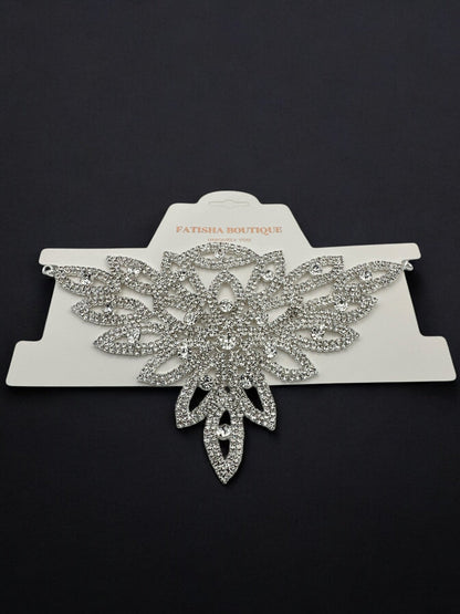 Elegant Sparkling Rhinestone Choker Necklace - Fatisha Boutique