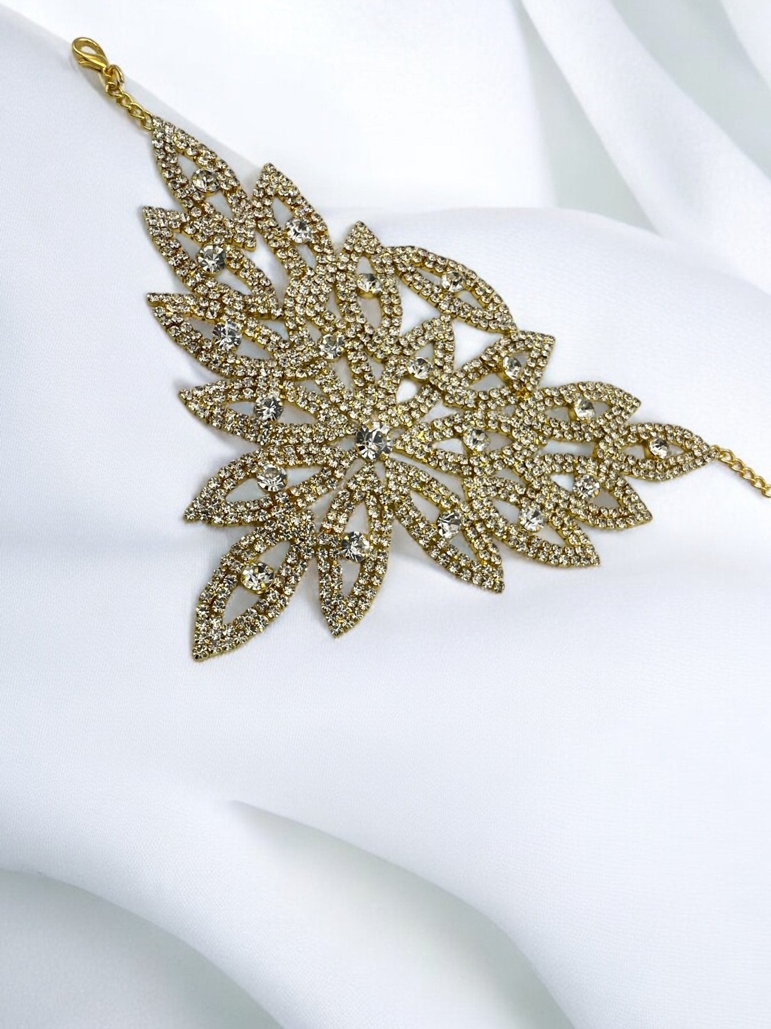 Elegant Sparkling Rhinestone Choker Necklace - Fatisha Boutique
