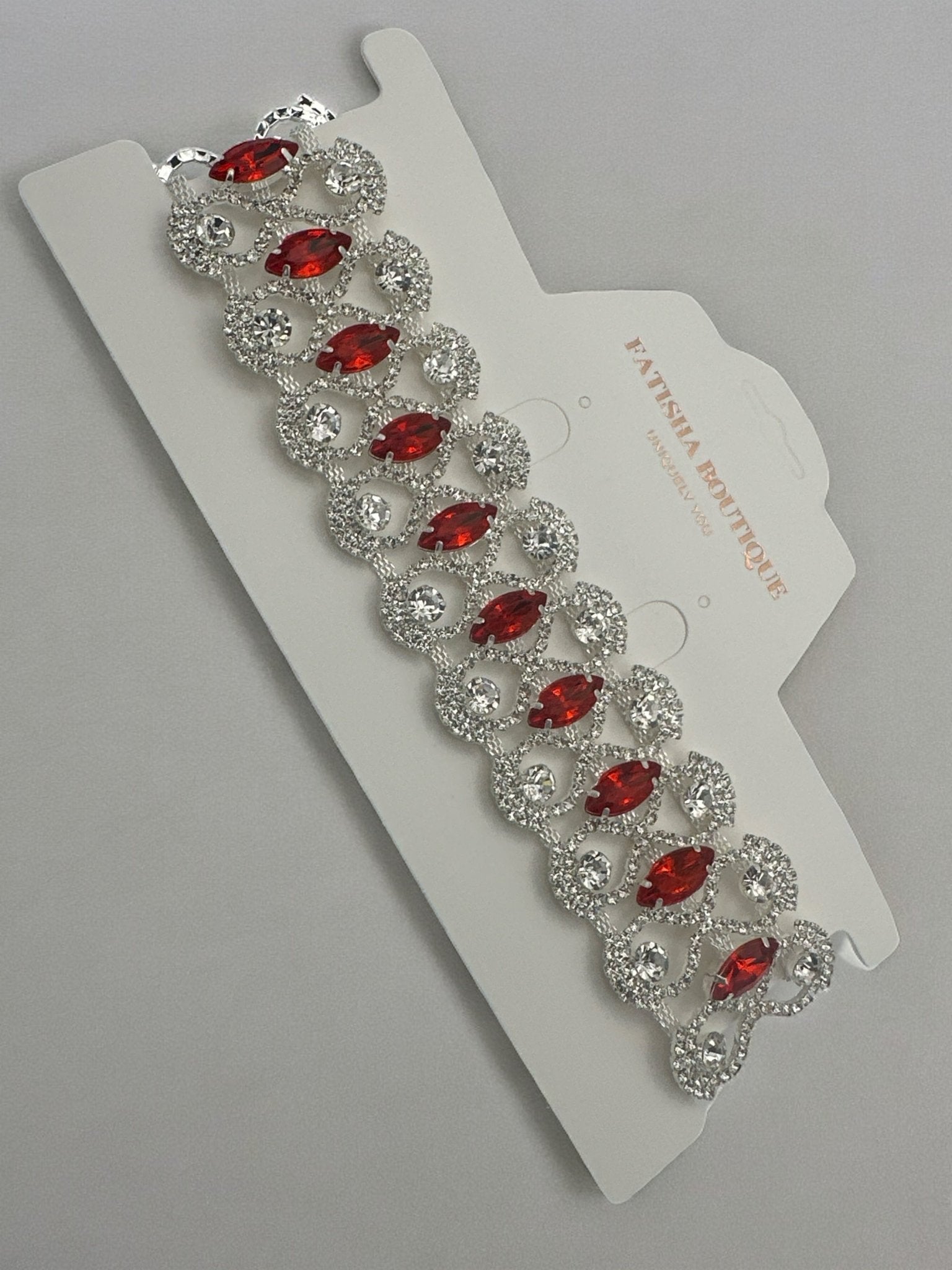 Elegant Sparkling Rhinestones Crystal Choker Necklace - Fatisha Boutique