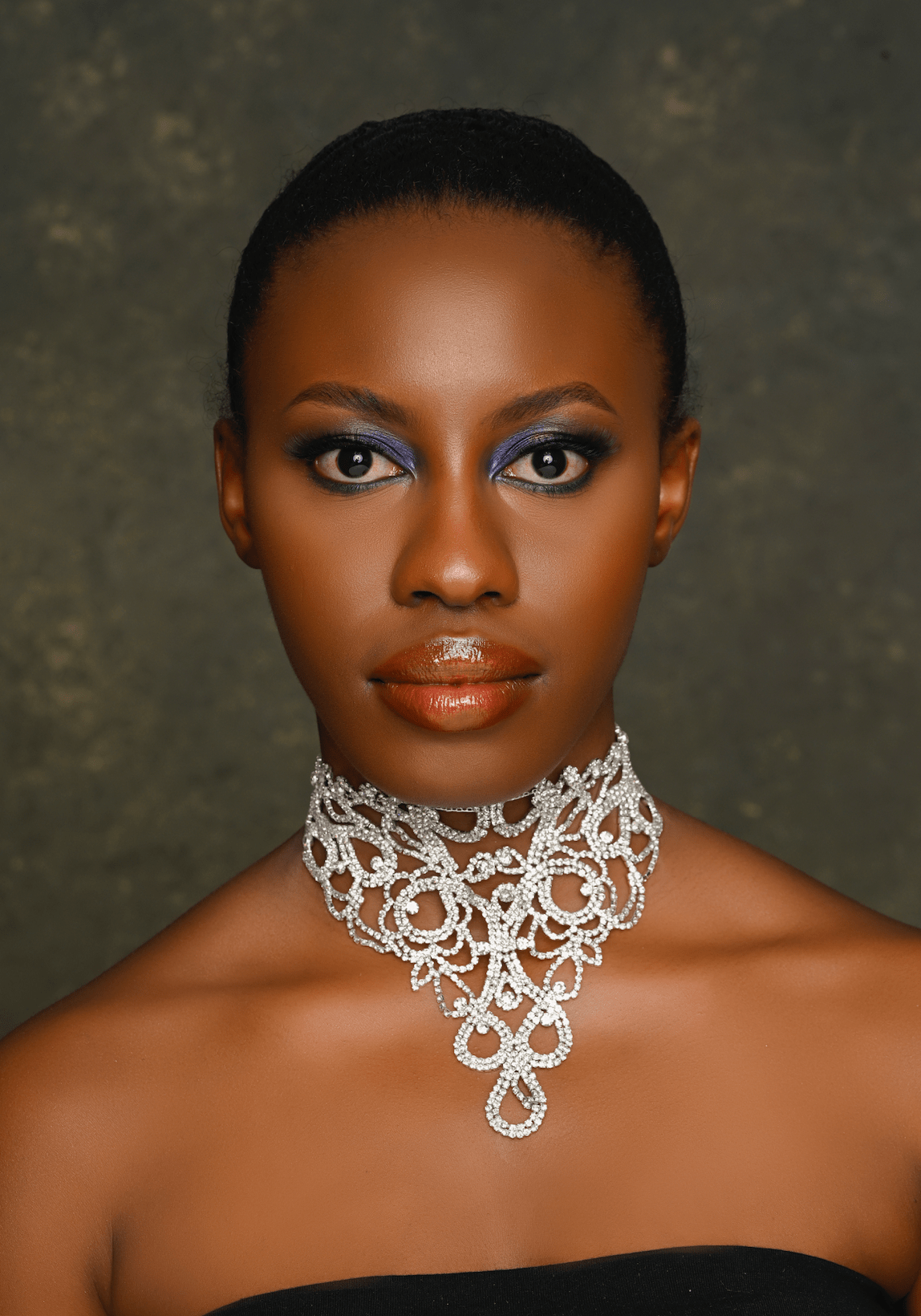 Elegant Sparkling Rhinestones Statement Choker Necklaces - Fatisha Boutique
