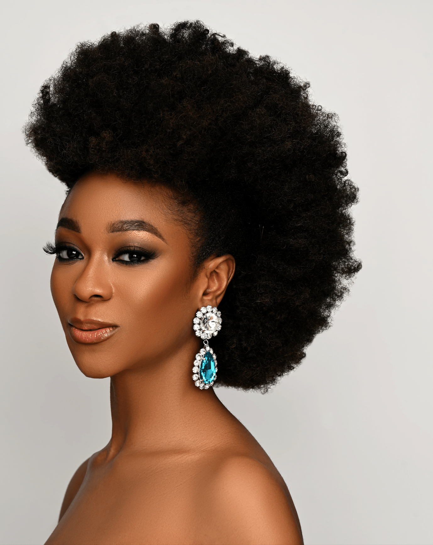 Elegant Teardrop Diamante Rhinestone Sparkle Dangle Earrings - Fatisha Boutique