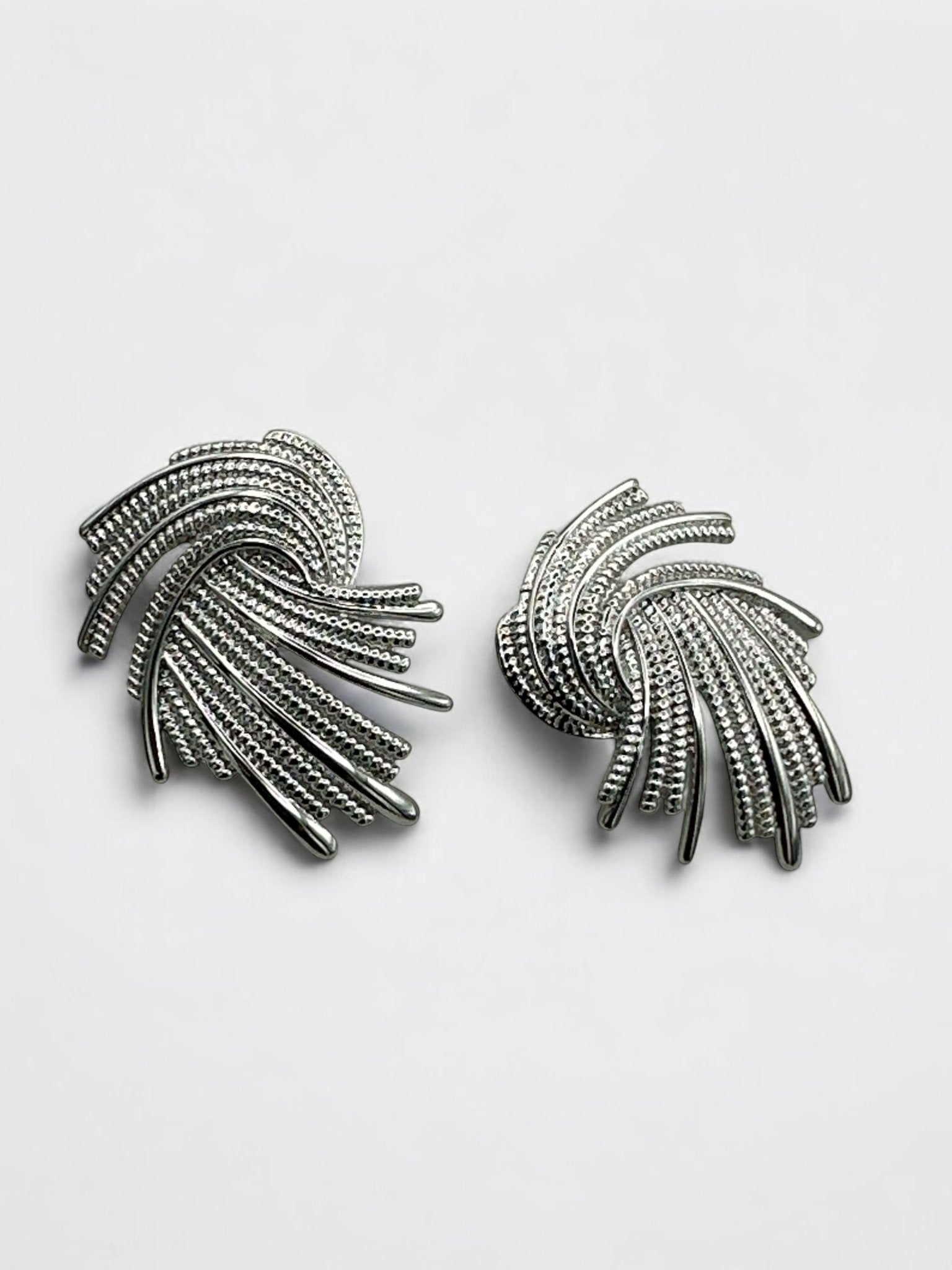 Elegant Twisted Gold Plated Stud Earrings | 2cm & 3cm Options - Fatisha Boutique