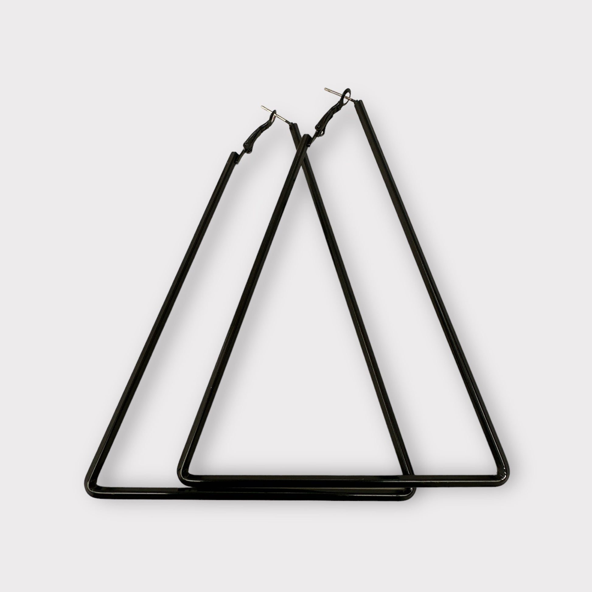Extra Large Oversized Triangle Statement Hoop Earrings - Fatisha Boutique