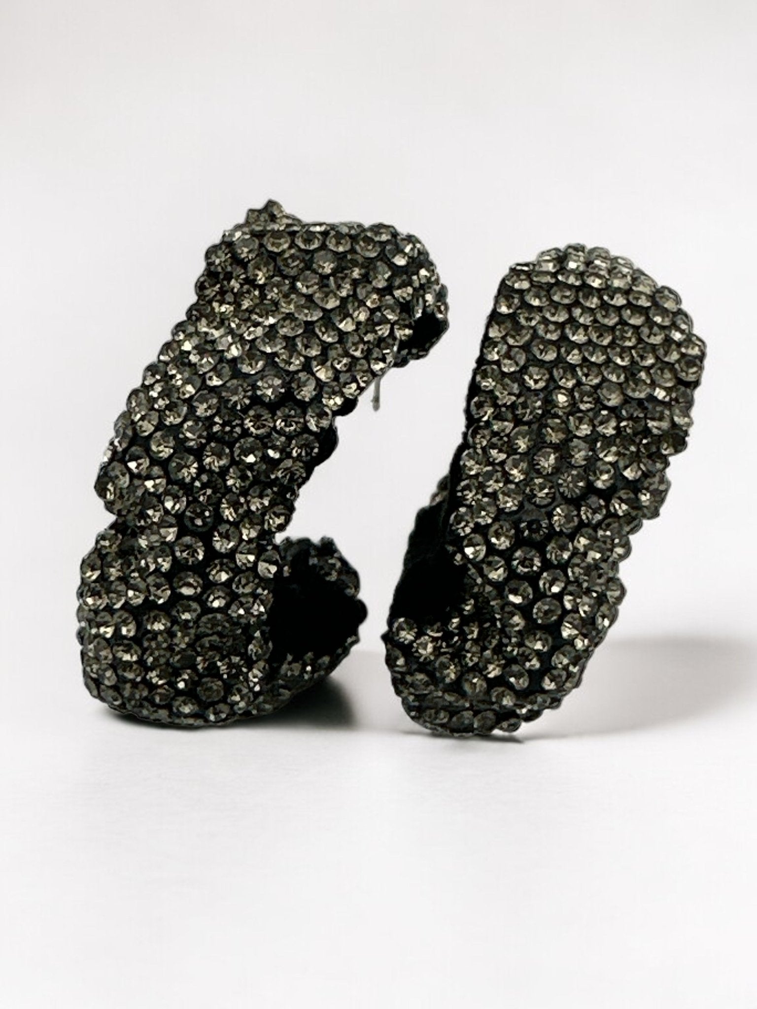 Gorgeous Crystal Rhinestones Lightweight Statement Stud Earrings - Fatisha Boutique