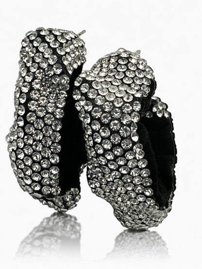 Gorgeous Crystal Rhinestones Lightweight Statement Stud Earrings - Fatisha Boutique
