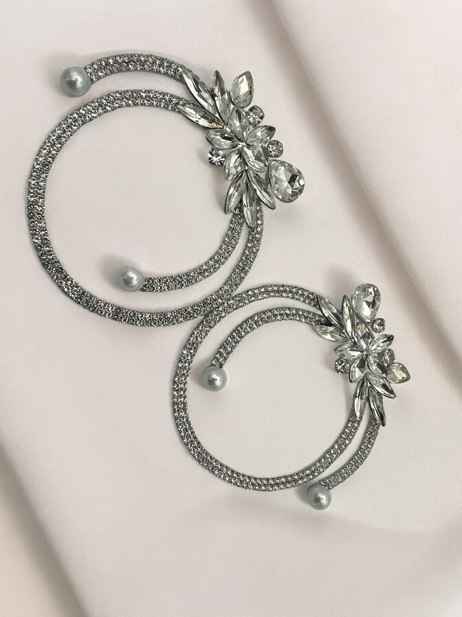 Gorgeous Crystal Rhinestones Statement Stud Earrings - Fatisha Boutique