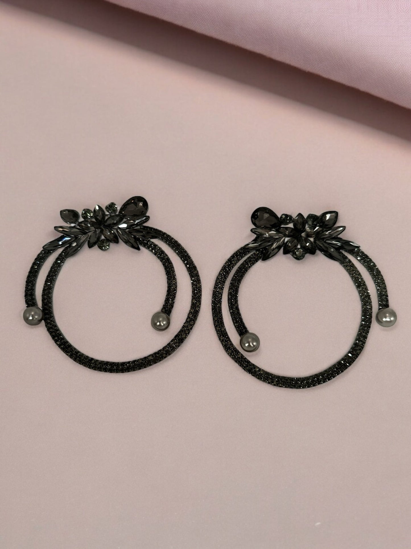 Gorgeous Crystal Rhinestones Statement Stud Earrings - Fatisha Boutique