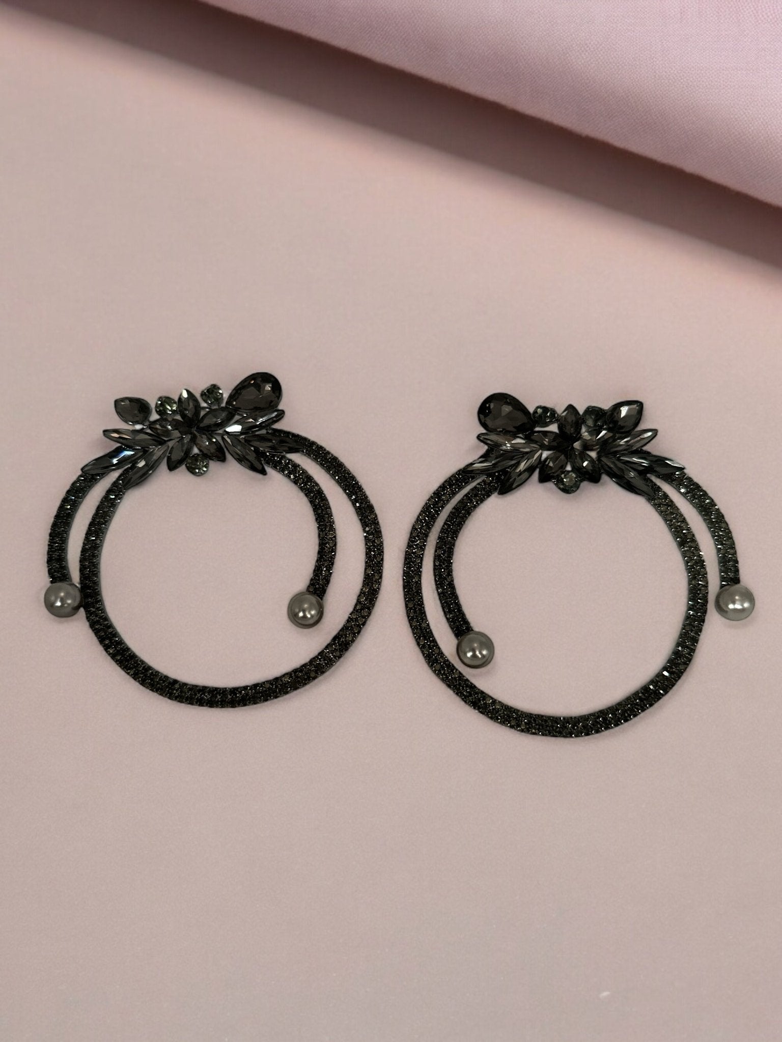 Gorgeous Crystal Rhinestones Statement Stud Earrings - Fatisha Boutique