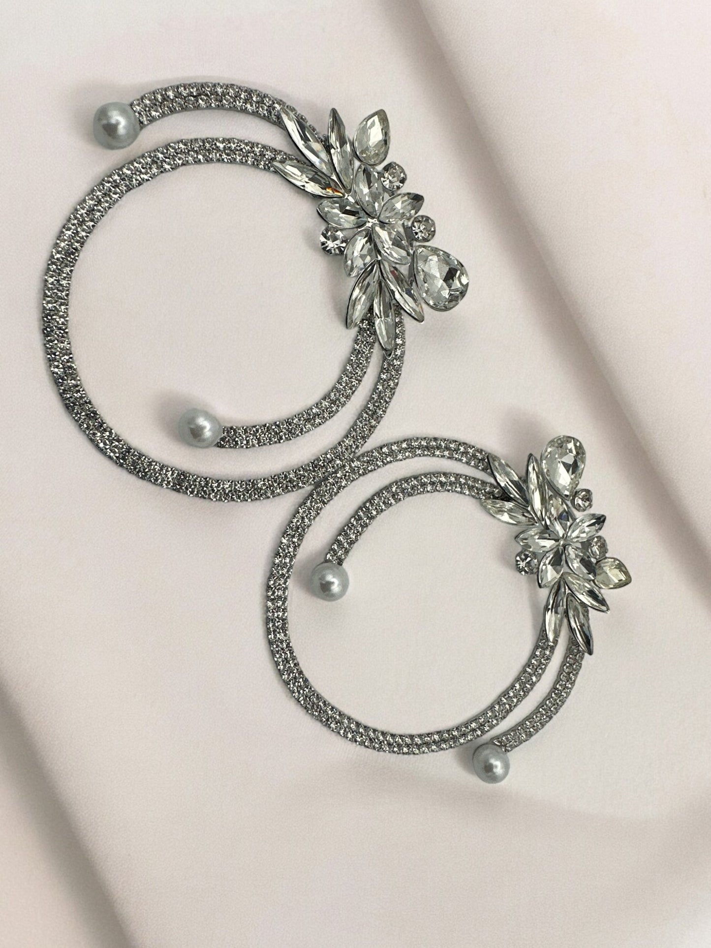 Gorgeous Crystal Rhinestones Statement Stud Earrings - Fatisha Boutique