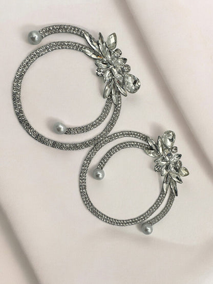 Gorgeous Crystal Rhinestones Statement Stud Earrings - Fatisha Boutique