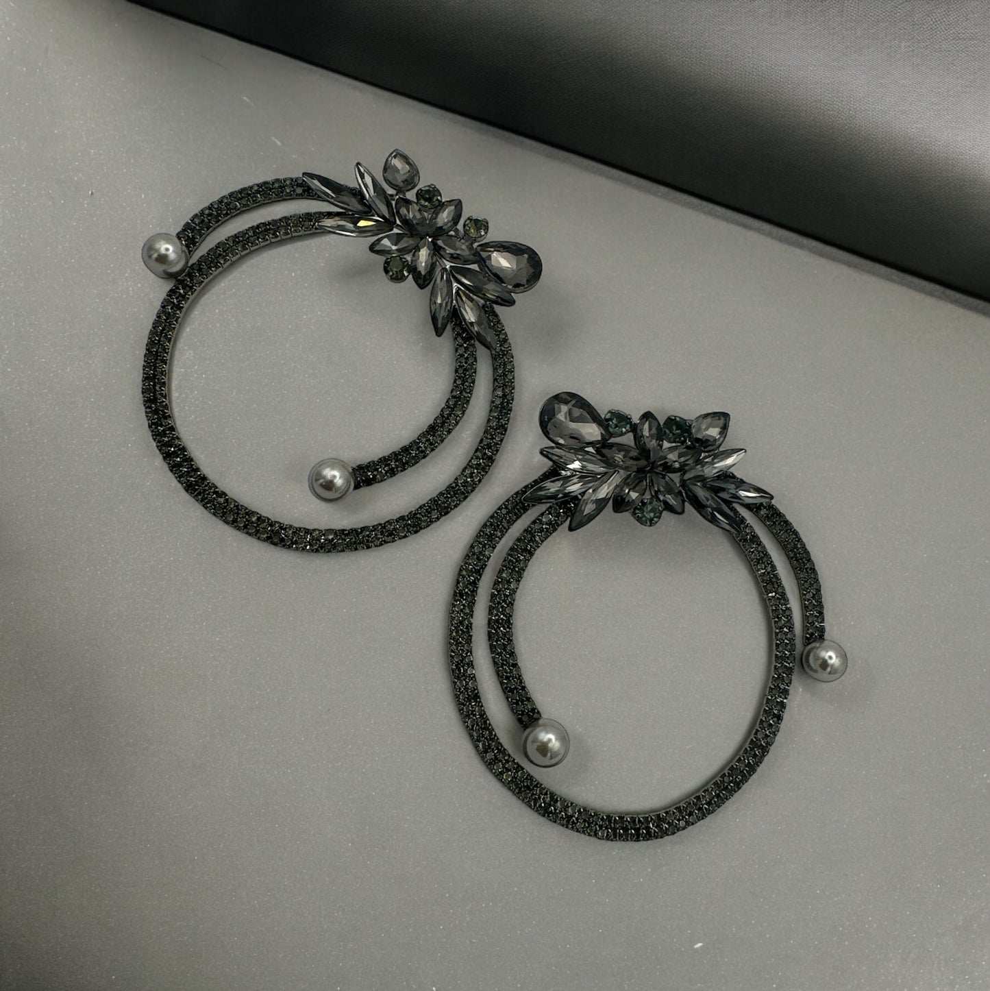 Gorgeous Crystal Rhinestones Statement Stud Earrings - Fatisha Boutique