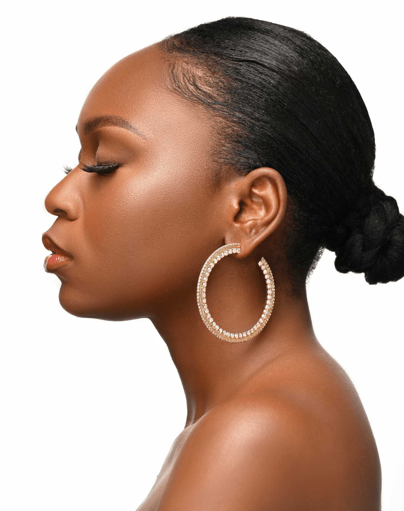 Gorgeous Rhinestone Statement Earrings - Fatisha Boutique
