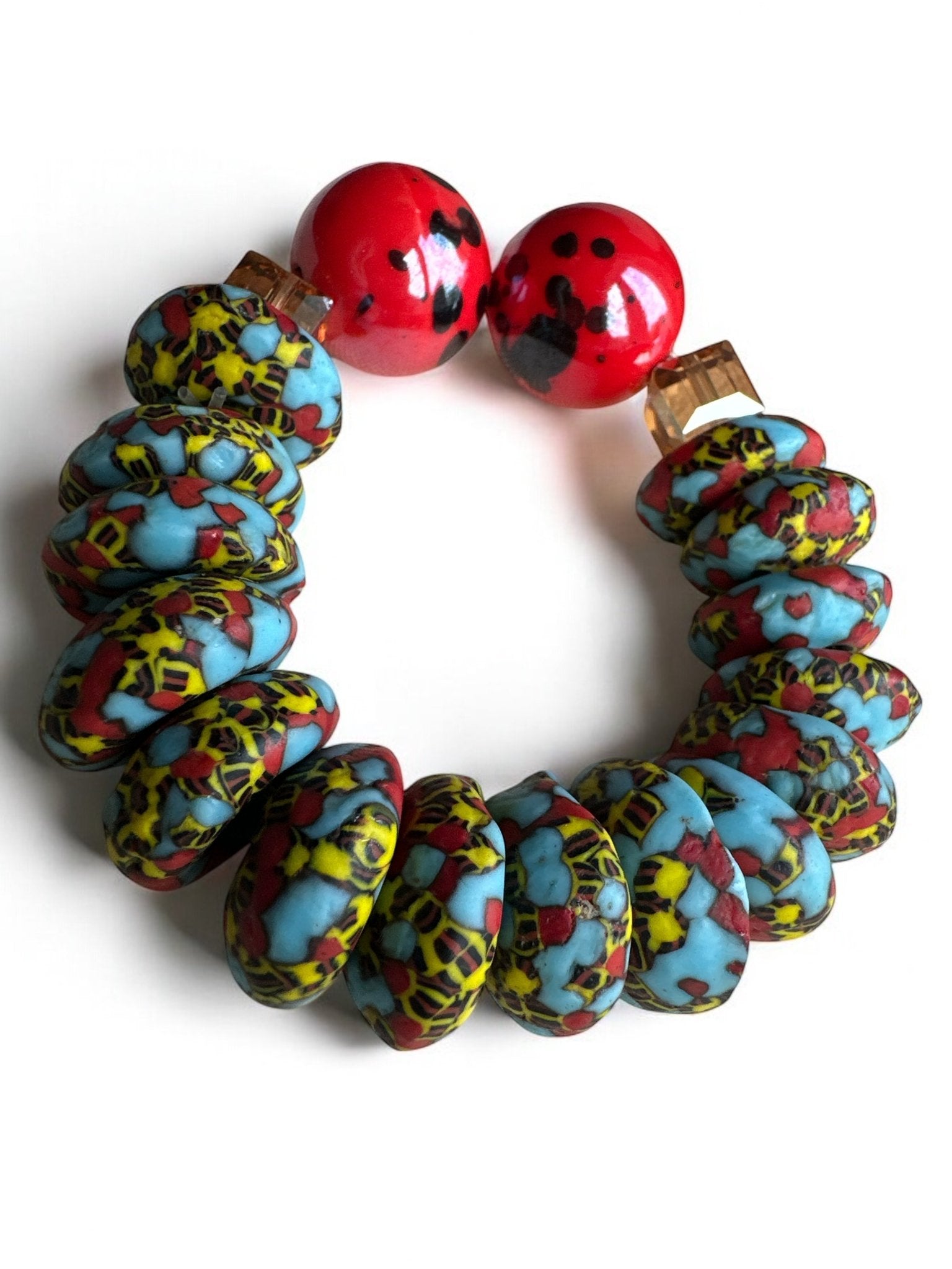 Handcrafted African Korobo Bead Bracelet - Fatisha Boutique