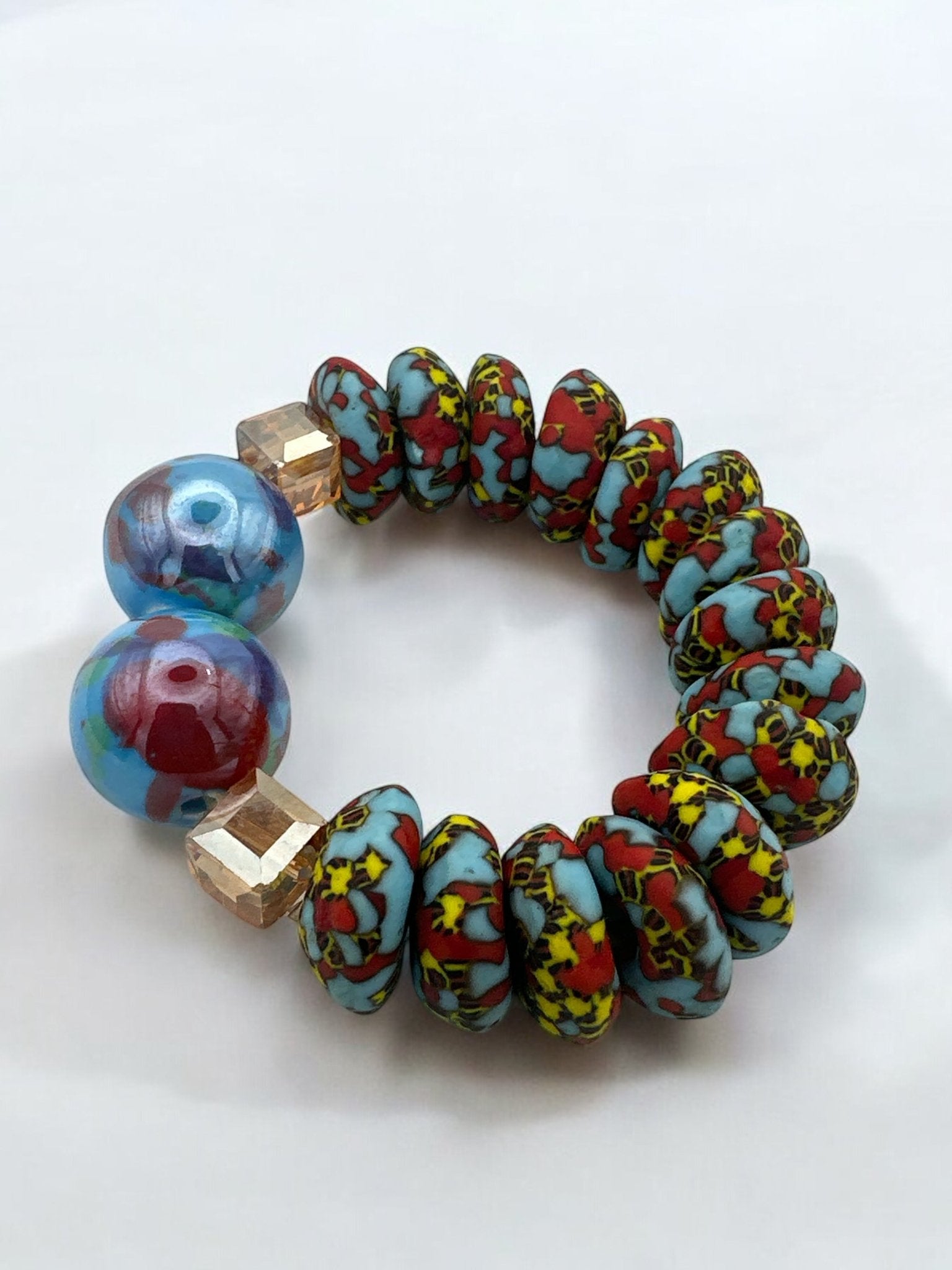 Handcrafted African Korobo Bead Bracelet - Fatisha Boutique