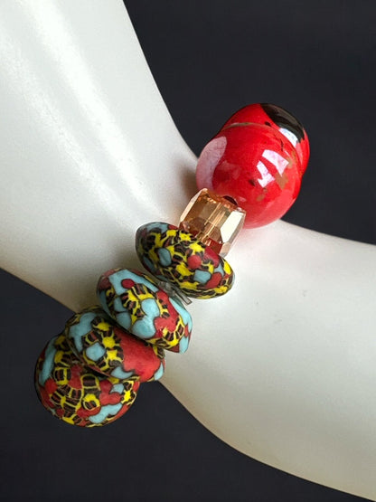 Handcrafted African Korobo Bead Bracelet - Fatisha Boutique