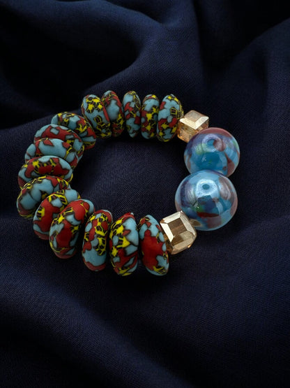 Handcrafted African Korobo Bead Bracelet - Fatisha Boutique