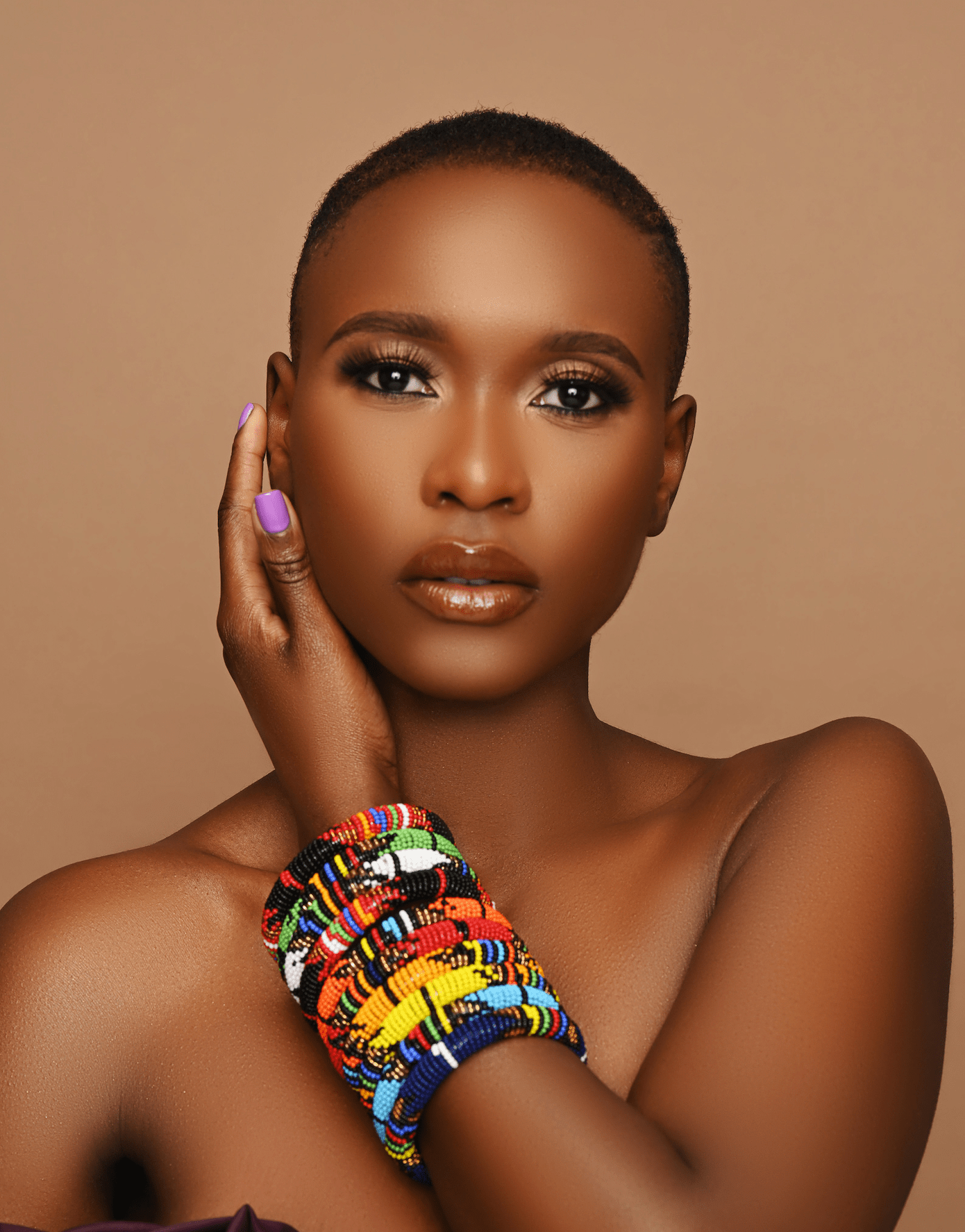 Handmade African Beaded Bangles – Multicolour Stackable Bracelet | Ethnic Tribal Jewellery - Fatisha Boutique