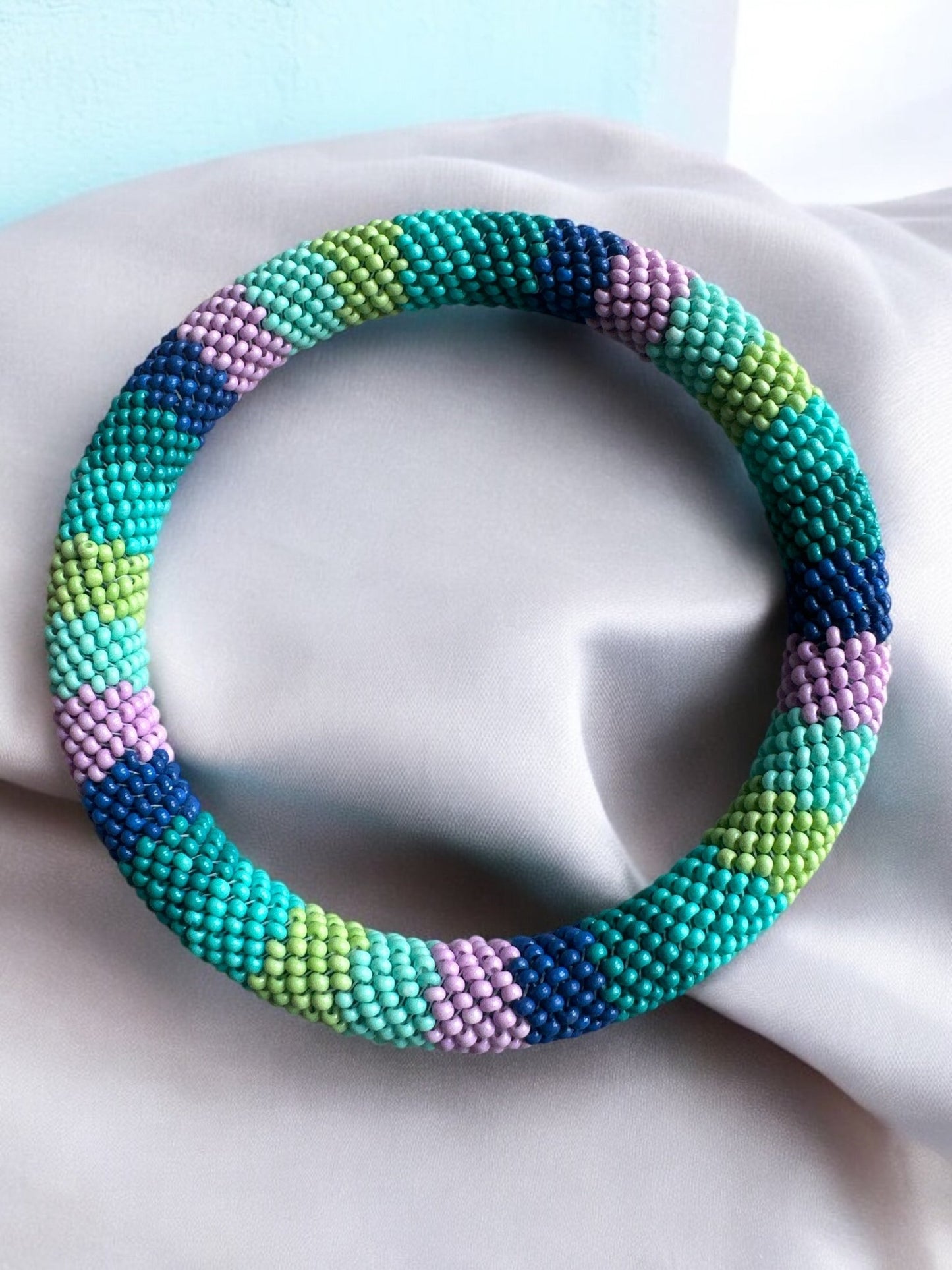 Handmade Beaded Bangle - Fatisha Boutique