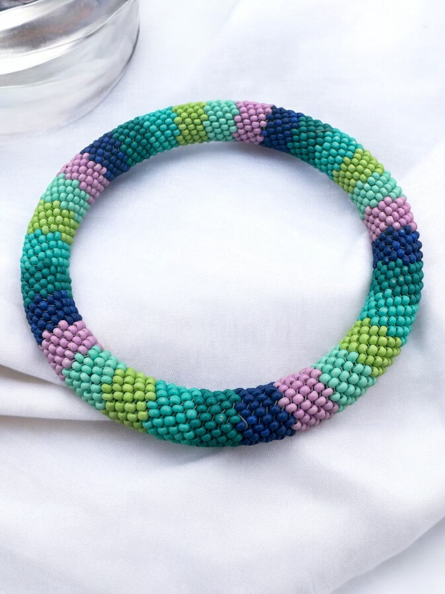 Handmade Beaded Bangle - Fatisha Boutique