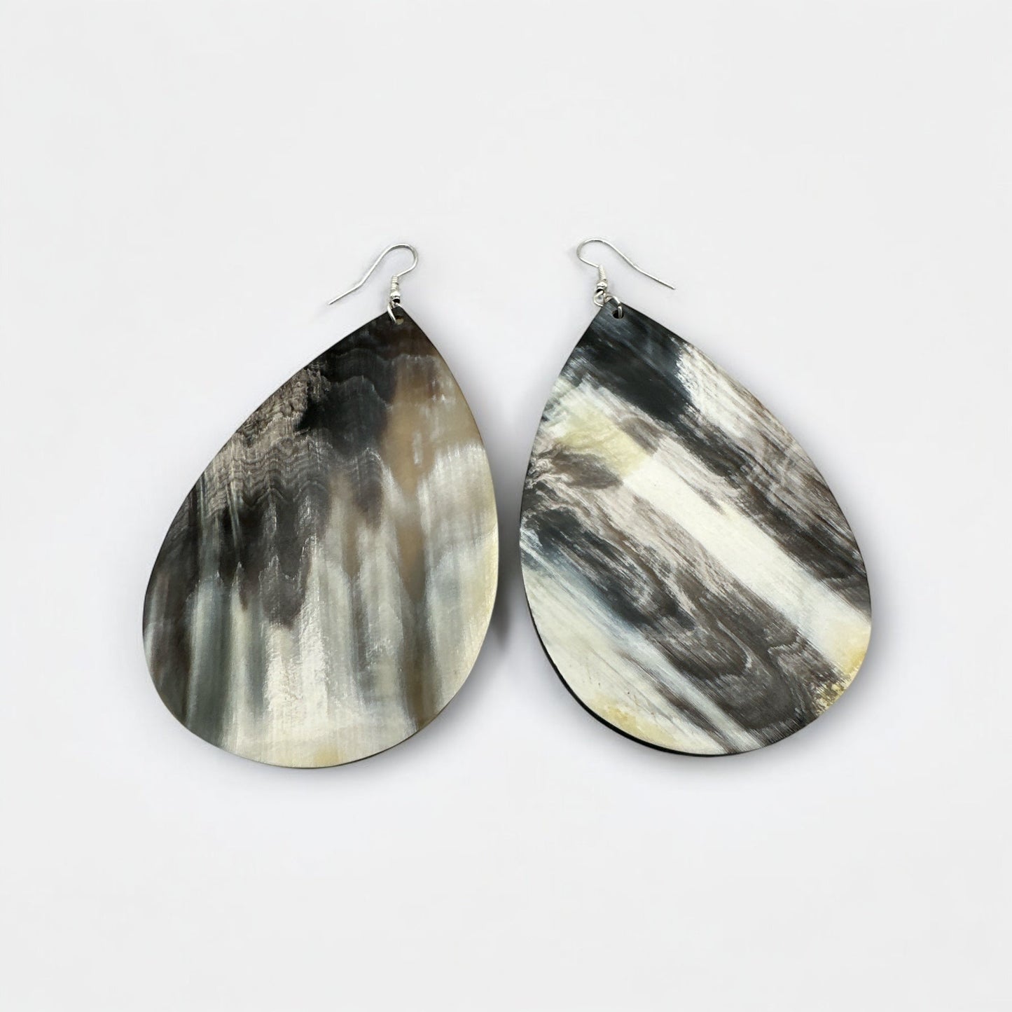 Handmade Buffalo Horn Ethnic Dangle Earrings - Fatisha Boutique