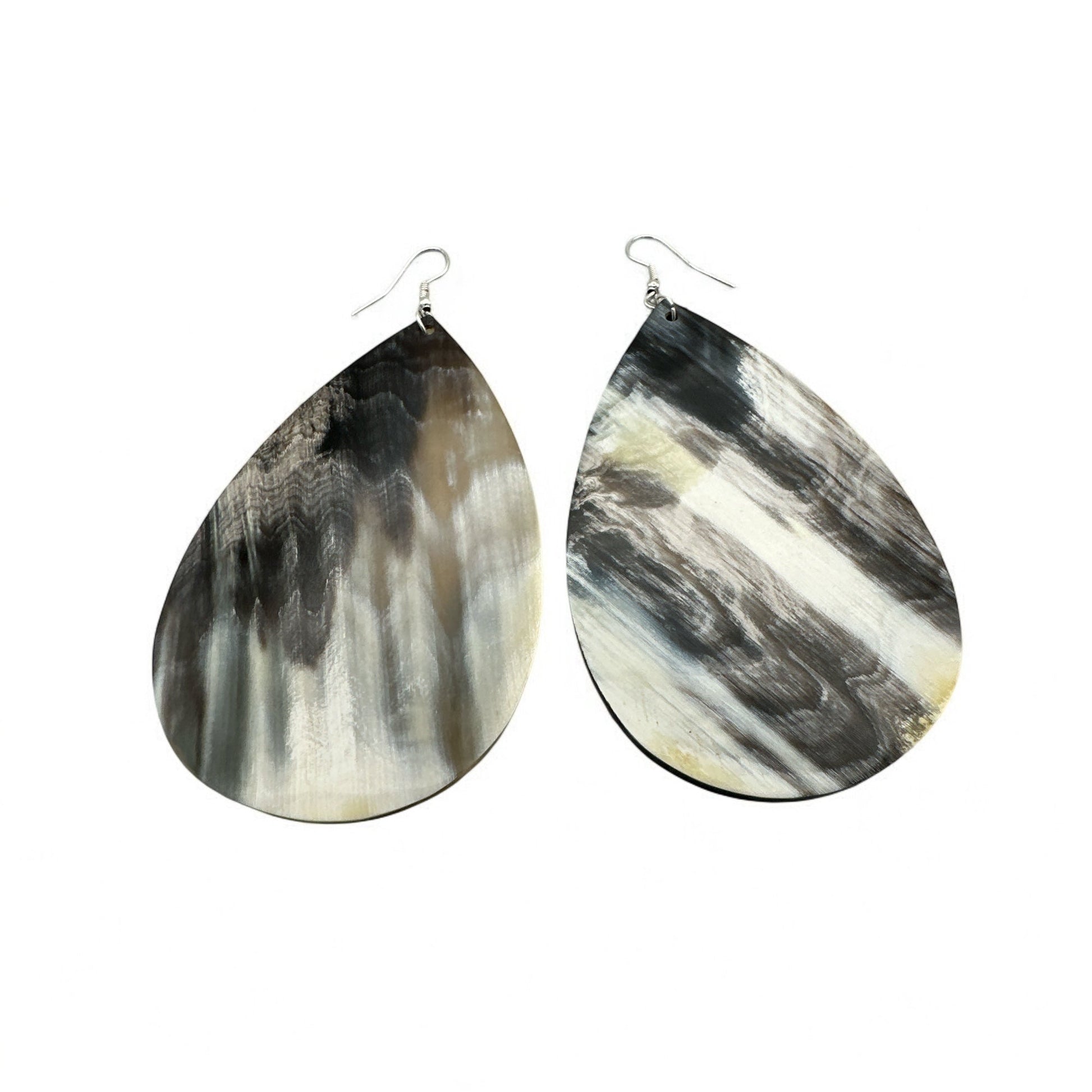 Handmade Buffalo Horn Ethnic Dangle Earrings - Fatisha Boutique