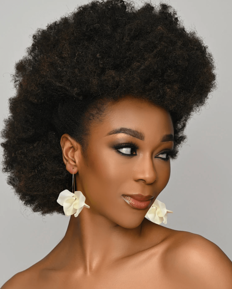 Lightweight Acrylic Flower Petals Wire Dangle Drop Earrings – Vibrant & Elegant - Fatisha Boutique