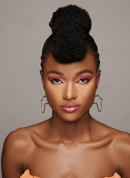 Lightweight Medium Stainless Steel Africa Map Shaped Dangle Earrings - Fatisha Boutique