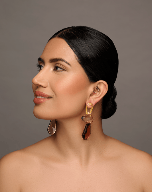 Long Bohemian Acrylic Dangle Earrings - Fatisha Boutique