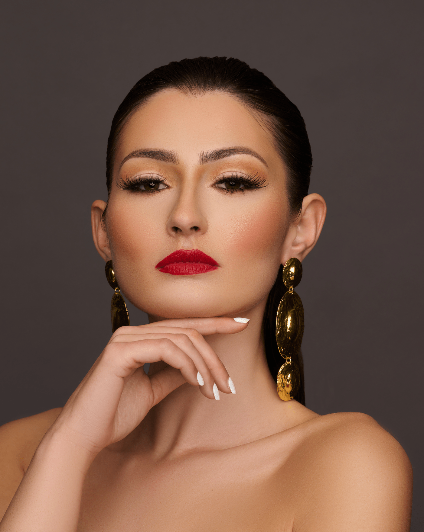 Long Elegant Hammered Alloy Dangle Earrings - Fatisha Boutique