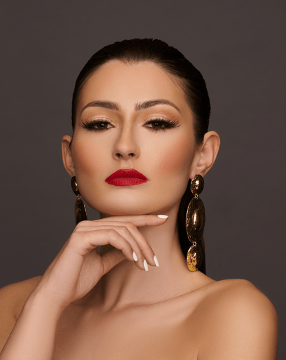 Long Elegant Hammered Alloy Dangle Earrings - Fatisha Boutique