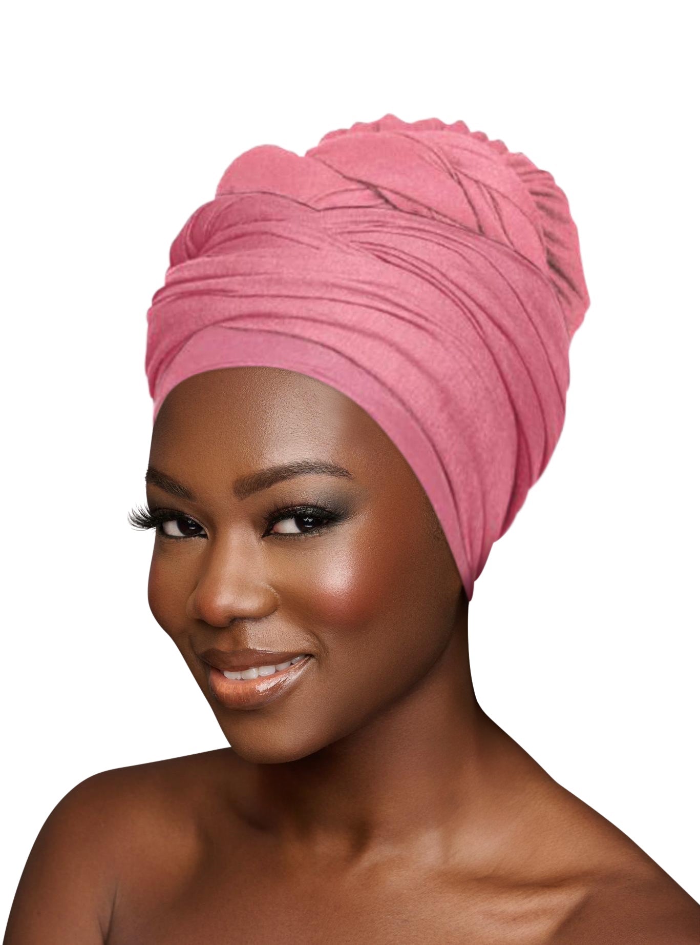 Long Stretch Soft Jersey Knit Fabric Turban Head Wrap – Stylish & Comfortable Headscarf for Women - Fatisha Boutique