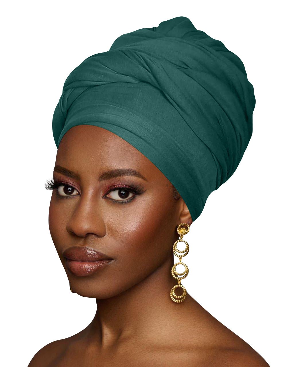 Long Stretch Soft Jersey Knit Fabric Turban Head Wrap – Stylish & Comfortable Headscarf for Women - Fatisha Boutique