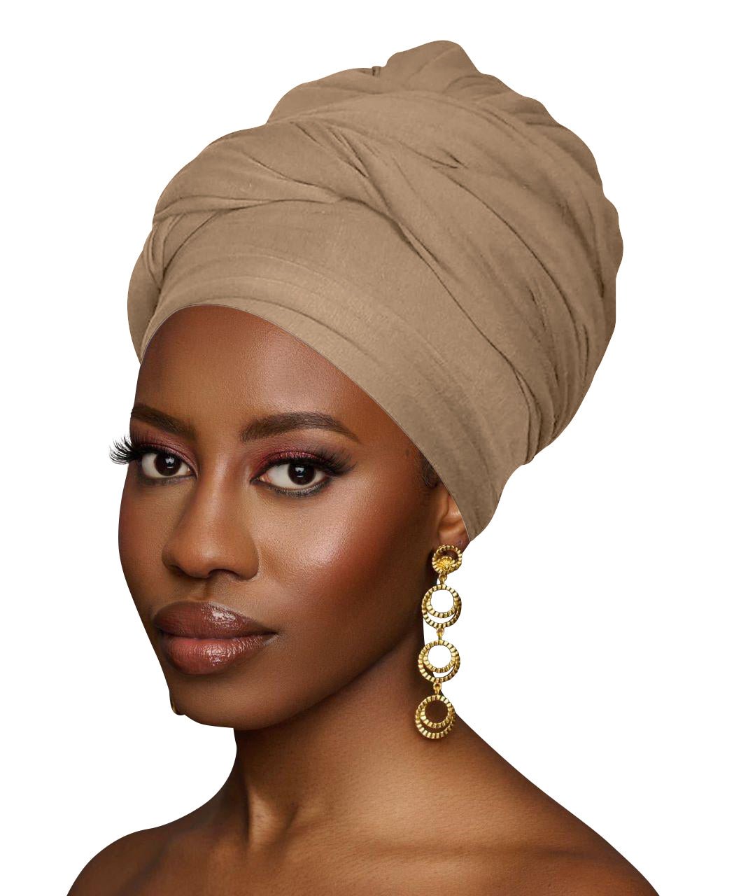 Long Stretch Soft Jersey Knit Fabric Turban Head Wrap – Stylish & Comfortable Headscarf for Women - Fatisha Boutique
