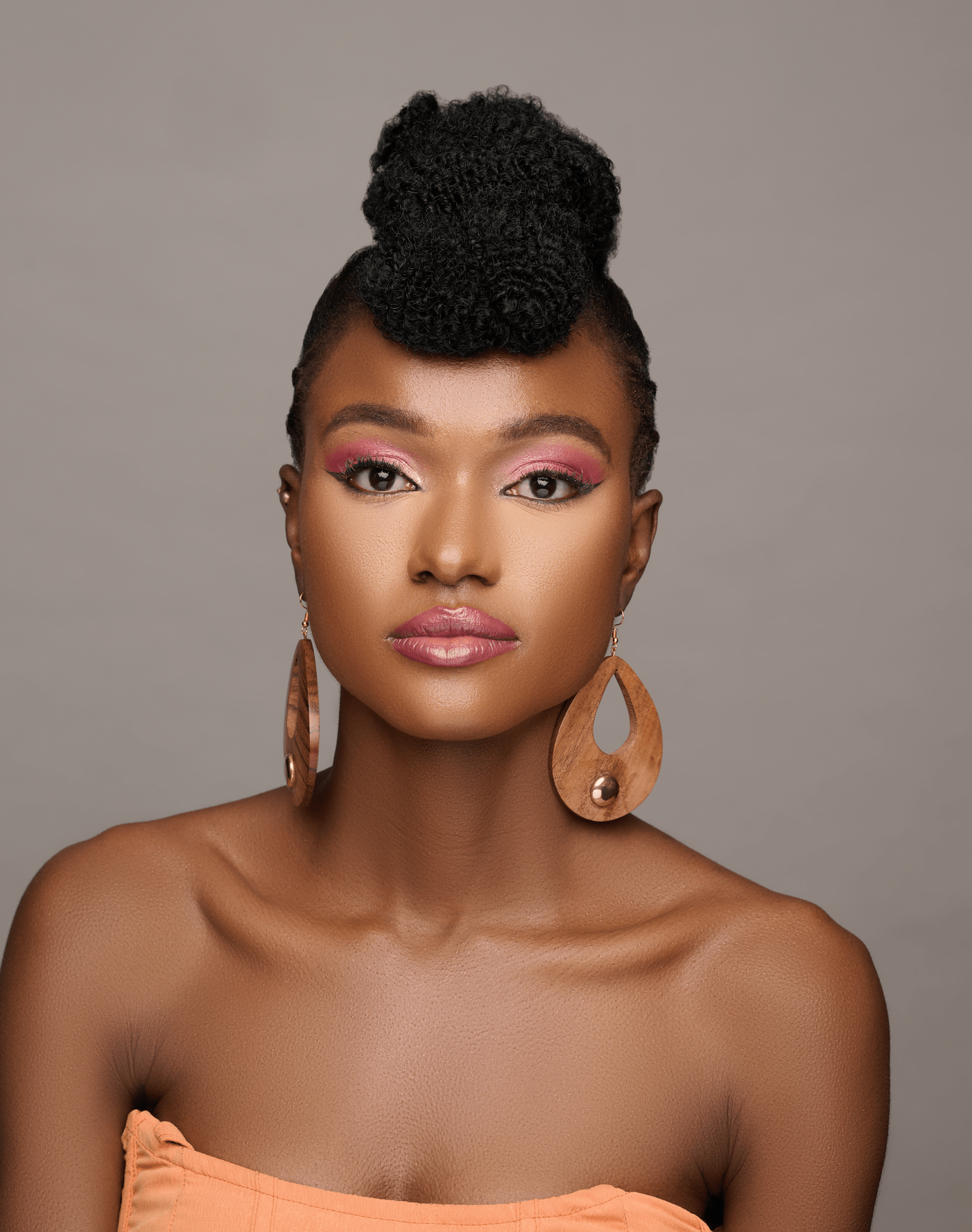 Long Teardrop Wooden Ethnic Dangle Earrings - Fatisha Boutique