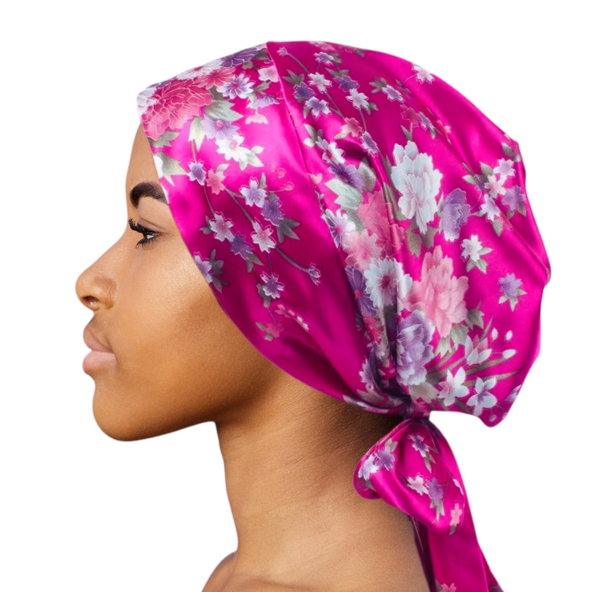 Luxury Satin Silk Head Scarf Bonnet – The Perfect Blend of Style, Comfort, & Hair Protection - Fatisha Boutique